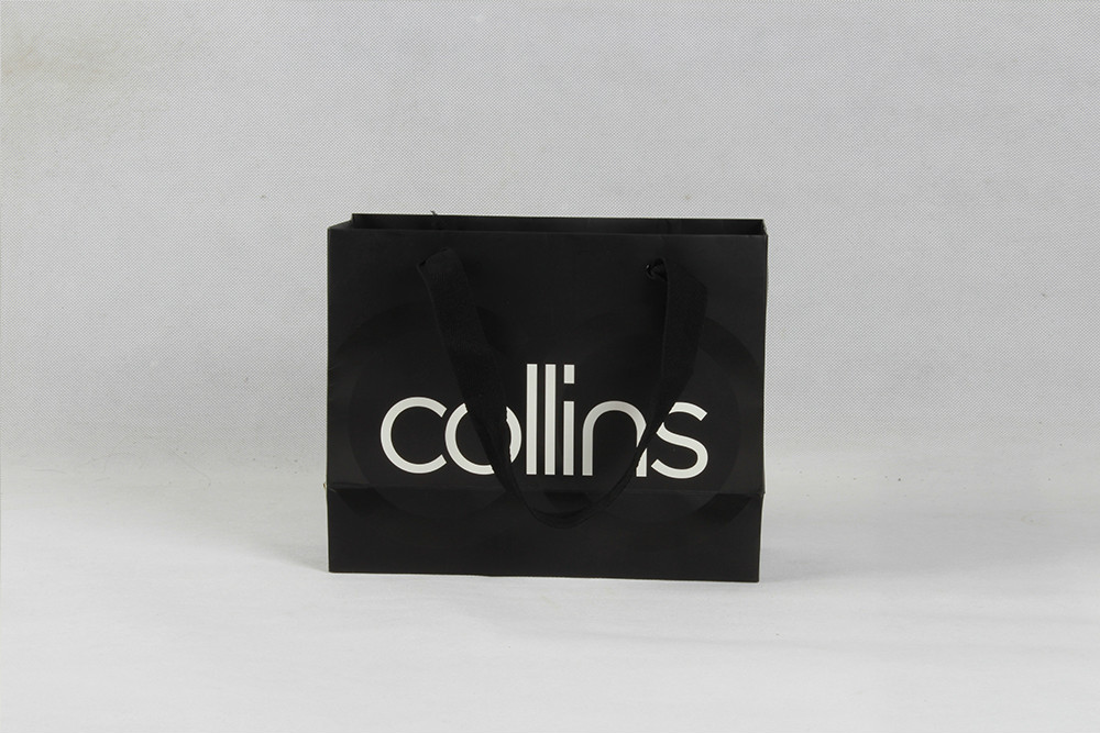 collins高端礼品铜版纸袋定制