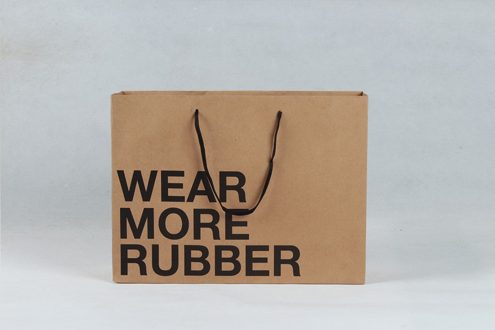 WEAR MORE RUBBER简约牛皮纸袋