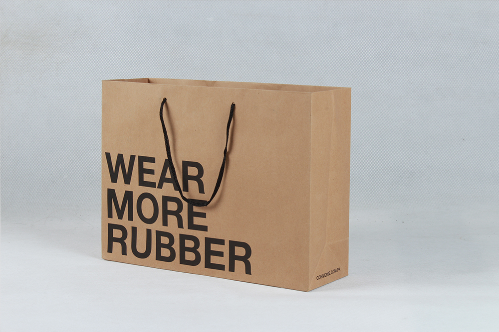 WEAR MORE RUBBER简约牛皮纸袋