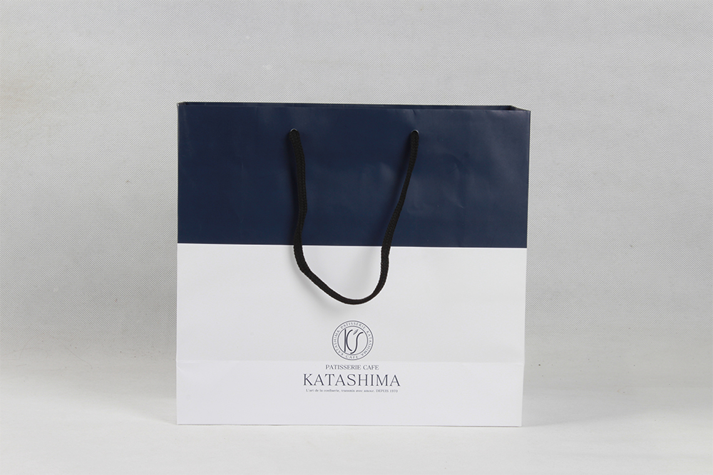 高端商务型铜版纸袋 KATASHIMA